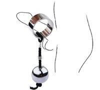 QiKKago Anillo De Estiramiento De Metal De Fitness Masculino con Bolas De Pesaje De Diferentes TamañOs, Camisa De Bola para La ExploracióN Personal De Los Hombres - K + 3 (26mm)