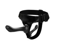 QiKKago CinturóN De Ejercicio Doble con Cuerpo De Columna Opuesta DiseñAdo para Ajustarse A La ErgonomíA, Accesorios Exquisitos para Mujer - Y4 (Negro)