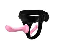 QiKKago CinturóN De Ejercicio Doble con Cuerpo De Columna Opuesta DiseñAdo para Ajustarse A La ErgonomíA, Exquisitos Accesorios para Mujer - Y4 (Rosa)