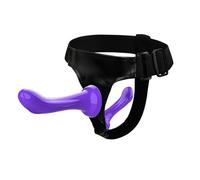 QiKKago CinturóN De Ejercicio Doble con Cuerpo De Columna Opuesta DiseñAdo para Ajustarse A La ErgonomíA, Accesorios Exquisitos para Mujer - Y4 (PúRpura)