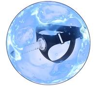 QiKKago Cinturón de Entrenamiento Ajustable de Las Mujeres con Varillas de Silicona en Espiral para Pareja Ligera Relajación Y Entrenador de Resistencia (Claro)