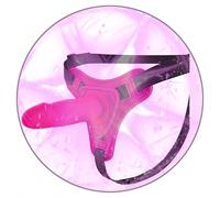 QiKKago CinturóN De Nylon Ajustable con Varilla De Silicona Lisa De 11 Cm, Correa De Entrenamiento Especial para Entrenamientos De Estiramiento De Cadera -Y6 (Rosa)