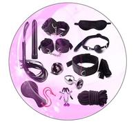 QiKKago CombinacióN Estable De Soporte Anti DeformacióN De Nylon 12 Piezas para Ejercicio Diario De Estiramiento Doble (Negro) +17