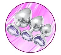 QiKKago Conjunto de 3 Piezas de Acero Inoxidable Liso con Diseño de Cola Brillante, Herramienta de Estiramiento de Cadera Multifuncional (Púrpura Clara)