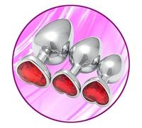 QiKKago Conjunto de 3 Piezas de Acero Inoxidable Liso con Diseño de Cola Brillante, Herramienta de Estiramiento de Cadera Multifuncional (Rojo)