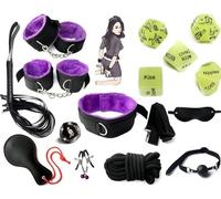 QiKKago Conjunto De CombinacióN Deportiva MúLtiple De Nylon 15 Piezas De Juego De Accesorios Deportivos MúLtiples Rosas, con Un PatróN De AccióN Luminoso Dados Verdes - K7