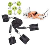 Qikkago Correa De Yoga De Nylon Negro Con Dados Luminosos Verdes -Z