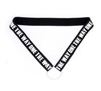 QiKKago Correas De CinturóN De Dos VíAs Ajustables con Botones, Banda Anti De Dos VíAs para Hombres-K + 6 (Blanco Y Negro)