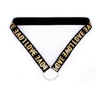 QiKKago Correas De CinturóN De Dos VíAs Ajustables con Botones, Banda Anti De Dos VíAs para Hombres-K + 6 (Oro Negro)