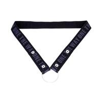 QiKKago Correas De CinturóN De Dos VíAs Ajustables con Botones, Banda Anti De Dos VíAs para Hombres-K + 6 (Negro-Azul)