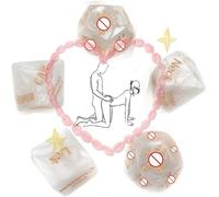QiKKago Dado Tetraedro Blanco de Plástico, Pure White Choice, Nueva Diversión para Juegos De Dados