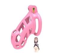 QiKKago El EstáNdar Multifuncional Es Una Jaula De PáJaros Deportiva De Pilates Cubierta De Silicona Rosa Encantadora Y De Alta Elasticidad, Regalo para Parejas - D14