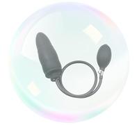 QiKKago Entrenador De Cadera ErgonóMico Negro con DiseñO Largo Y Corto, Conjunto Inflable De Silicona para El Entrenamiento Muscular, Regalo De Pareja - Accesorios De Entrenamiento - Z + 10 (Corto)