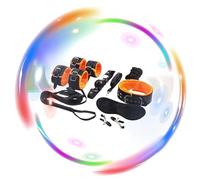 QiKKago Estable Y CóModo! CinturóN De Cama De Cuero De Ocho Piezas Le Trae Una Experiencia De SueñO CóModa - Accesorios De Fitness - Z + 10 (Naranja)