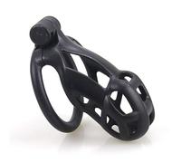 QiKKago Jaula De PáJaro De Fitness De Silicona Negra, Adecuada para Saltar, Gimnasia, Accesorios Deportivos, Regalos para Parejas,M、 F-13