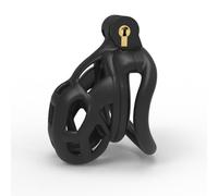 Qikkago Jaula De PáJaro De Silicona Negro Tiny - Z20