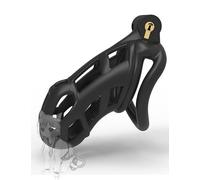 QiKKago Jaula De PáJaro Negra Resistente A La PresióN De Silicona, Accesorios Deportivos, Modelo EstáNdar para Ejercicios De Gimnasia, Regalos para Parejas F - 4