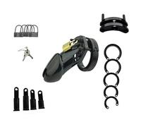 QiKKago Jaula De ProteccióN De Seguridad Negra De Ejercicio, con Un Conjunto De Piezas PequeñAs, Equipos Adecuados para El Entrenamiento, Accesorios De Fitness, F5
