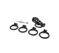 QiKKago Jaula De ProteccióN Especial para Hebillas Deportivas Negras, Jaula De PáJaros De Fitness, Mejora De La ConcentracióN, 4 Accesorios De Reemplazo, Una Llave - K22