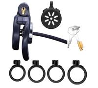 QiKKago Jaula De Tableta De ProteccióN De Fitness De PláStico Abs Rosa, Equipo De ProteccióN Profesional, Cuatro Anillos De TamañO, CóModo De Usar.