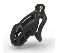 QiKKago Jaula Protectora Especial De Resina Abs Negra, CóDigo M - Jaula Protectora En Forma De Serpiente, 4 Anillos De Diferentes TamañOs, Accesorios Deportivos Y De Fitness - K7