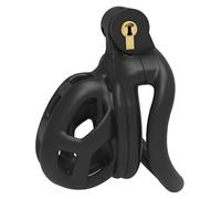 QiKKago Jaula Protectora Especial De Resina Abs Negra, CóDigo XS - Jaula Protectora En Forma De Serpiente, 4 Anillos De Diferentes TamañOs, Accesorios Deportivos Y De Fitness - K5