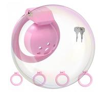 QiKKago Jaula Protectora Rosa para Anillos De TamañO Masculino Witn4, Jaula Especial para Masculino - H3 (Trompeta)