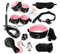 Qikkago Juego 10 En 1 De Deportes Y Fitness De Nylon Rosa -Z