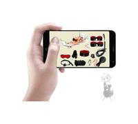 QiKKago Juego De 10 Piezas De Ropa De Accesorios Novedosos Negros Y Rojos, Pulseras Flexibles Desmontables, Cinturones De Entrenamiento, Juegos De Palos De Peluche, Regalos para Parejas, F-16