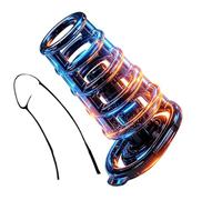 QiKKago Loop Transpirable Multianillo Integrado, Estilo Minimalista Negro Mate, Alta EláStica De Los Hombres Cadera Al Aire Libre Kit De Fitness + Y37