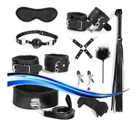 QiKKago Multifuncional 10 Piezas Liso PU Cuero Deportes, Fitness Y Aventura Accesorio Conjunto, Accesorio De Vida Perfecta, Regalo De Pareja - K + 11