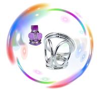 QiKKago Multifuncional Masculino 6 De Acero Inoxidable Anti Gota De ProteccióN De La Aptitud FíSica Anillo Accesorio - Pareja Regalo-K + 5