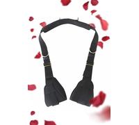 Qikkago Negro De Nylon De Alta Resistencia Durable Yoga Shaping Correa -Z
