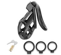 QiKKago Nueva Jaula Protectora De Deportes Y Fitness De Resina Negra Masculina, Equipo Protector De Entrenamiento Masculino, 3 Piezas Reemplazables - K + 8