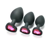 QiKKago Regalo De DiversióN Sensorial De Pareja, Prop Interactivo RomáNtico, Accesorio Suave para La Piel, Enchufe De Cadera Suave 3 Piezas + Y (Rosa)