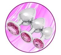 QiKKago Tamaño Variado Conjunto de 3 Piezas para el Entrenamiento de Fuerza de Cadera, Accesorio de Acero Inoxidable Liso para Entrenamientos al Aire Libre (Rosa)