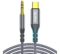QILERUI Type-C Jack Aux Kabel USB C auf Aux Kabel USB C Auto auf Klinke Kabel 3.5mm Kompatibel mit Phone 17/16/15/15Pro, Pad Pro, Galaxy S24/S23/S22/S21/Note10, Pixel 7 Pro1.2m/4 feet