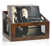 QILICZ Soporte para discos de vinilo, 40 x 30 x 24 cm