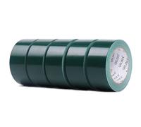 QILIMA Cinta de tela de color Verde, cinta american, cinta adhesiva de grado profesional para fotógrafos, reparaciones, bricolaje, manualidades, 48 mm x 27 m x 5 rollos