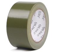 QILIMA Cinta de Tela Reforzada, Tela Impermeable, Cinta Durable de Grado Profesional para Manualidades, Reparar, Fijar, Atar, Reforzar o Sellar, 50mm x 25.1m, verde oliva