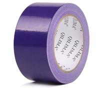 QILIMA Cinta de Tela Reforzada, Tela Impermeable, Cinta Durable de Grado Profesional para Manualidades, Reparar, Fijar, Atar, Reforzar o Sellar, 50mm x 25.1m, morado