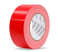 QILIMA Rojo, 48mm x 45m, Cinta adhesiva de calidad profesional para reparar tuberías, parchear, fijar, embalar, marcar y sellar tanto en interiores como en exteriores