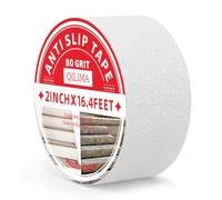 QILIMA Transparente Cinta Antideslizante Escaleras Cinta Adhesiva Antideslizante Cinta Adhesiva Antideslizante para Interiores y Exteriores 5 cm x 5 m