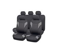 QILINGS Fundas Asiento Universales Poliéster Esponjoso Transpirables Accesorios para Coche Interior Vehículo Mayoría SUV Furgonetas Turismos Funda Asiento Coche Ajuste Universal(9pcs)