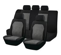 QILINGS Fundas Invierno Asientos Coche Tamaño Universal Franela Esponja 2 Mm Compatibles Mayoría SUV Camionetas Furgonetas Accesorios Interior Funda Asiento Coche Ajuste Universal(5 Seat Set)