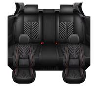QILINGS Fundas Universales Antideslizantes para Asientos De Coche, para Dodge, Journey, RAM 1500, Challenger, Nitro Y Caliber. Funda Asiento Coche Ajuste Universal(Stanard-Black Red)