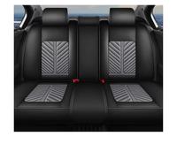QILINGS Fundas Universales Antideslizantes para Asientos De Coche, para Dodge, Journey, RAM 1500, Challenger, Nitro Y Caliber. Funda Asiento Coche Ajuste Universal(Rear Seat-Black)