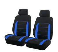 QILINGS Fundas Universales Asientos Coche Compatibles Mayoría SUV Camionetas Fabricadas Poliéster Juego Completo Accesorios Interior Funda Asiento Coche Ajuste Universal(Blue 2 Seat)