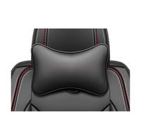QILINGS para Jaguar XF F-Pace E-Pace I-Pace X-Type XE XJ XK Funda Universal Cuero Sintético Asiento Compatible Todos Los Modelos 1 Unidad Funda Asiento Coche Ajuste Universal(Headrest 1 PC)