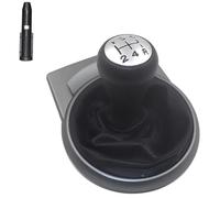 QILINGS Pomo Palanca Cambios para Citroen C4 1 MK1 2004-2008 5 Velocidades Caja De Cambios Manual Perilla De Palanca De Cambios Palanca De Arranque Chaqueta Antipolvo Palanca Cambio Marchas(Type 2)